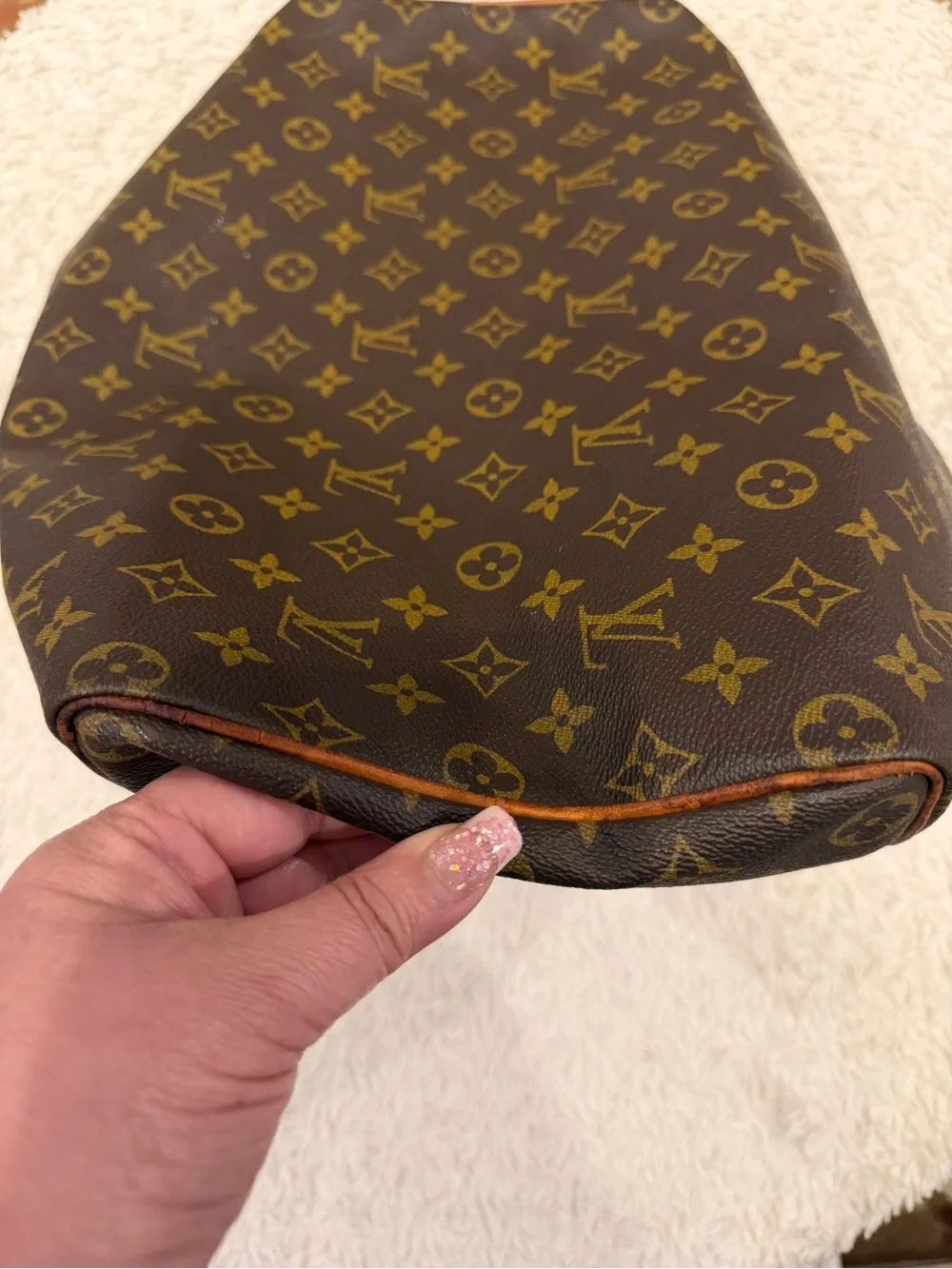 Louis Vuitton Speedy 40 Vintage Monogram Bag 1982 Date Stamp Rare LV Travel Bag